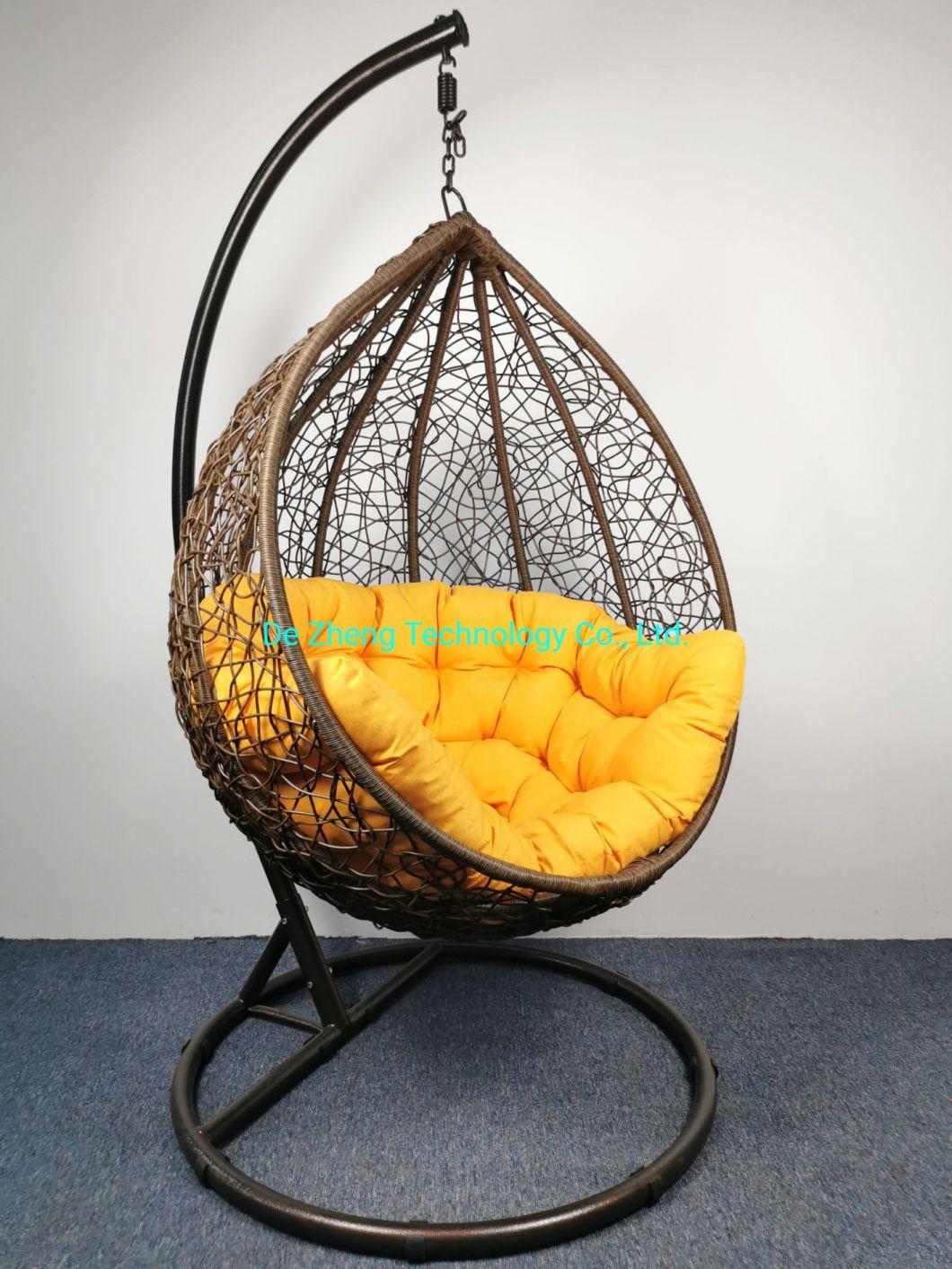 Extra Large Outdoor Patio Swings Hanging Chair with Enforce Iron Stand