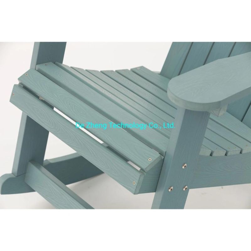 Modern Outdoor American Style Plastic Wood Home Rocking Adirondack Chair Garden Furniture