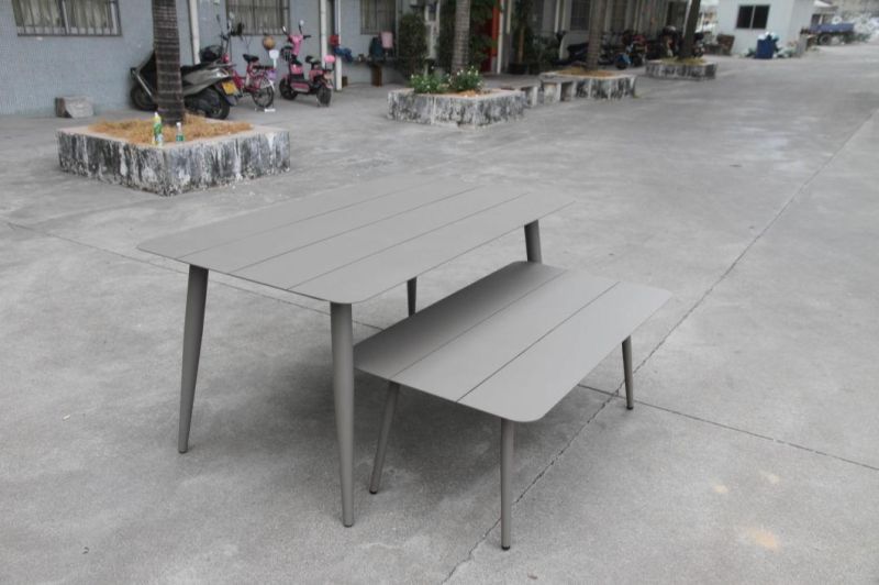 Customized OEM Metal Patio Sets 4 Seater Outdoor Dining Set