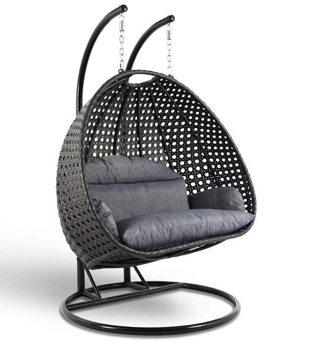 Best Value Headrest Outdoor Garden Wicker Ratten Hanging Swing Chair