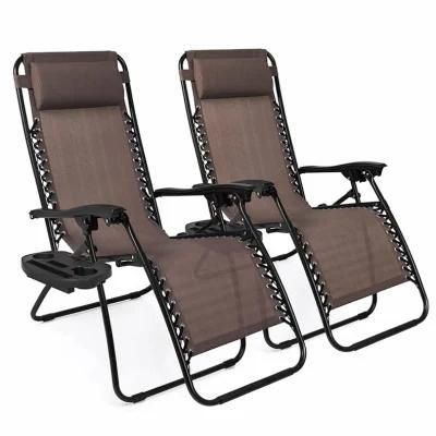 Outdoor Modern Lounge Folding Chairs Aluminium Sun Beach Leisure Chair