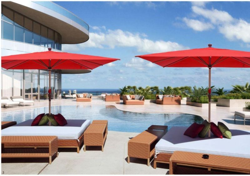 Side Pillar Umbrella Parasol Umbrella Outdoor