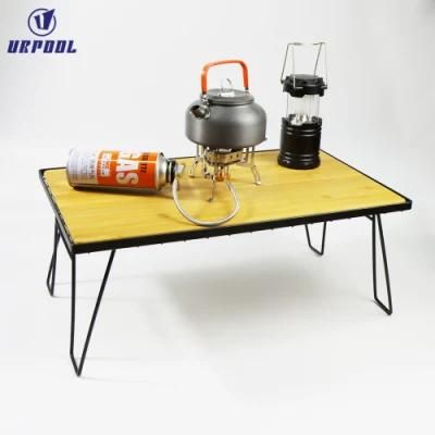 Picnic Outdoor Camping Stable Iron Mesh Table Dustproof Portable Convenient Outdoor Camping Table
