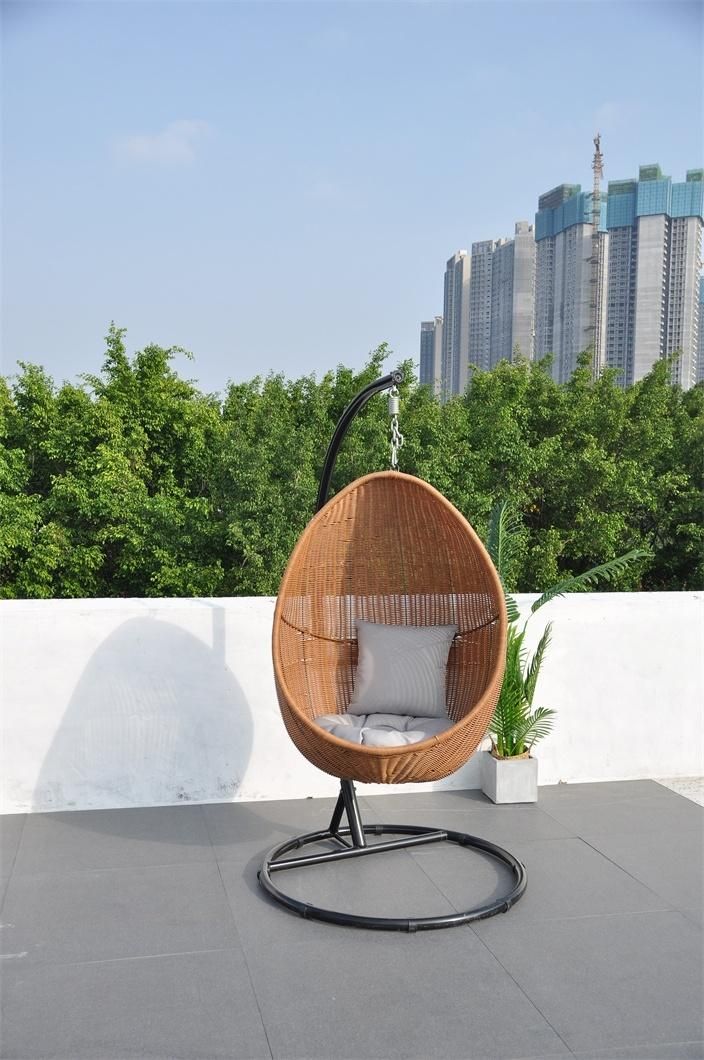 Outdoor Swing Bed Chair with Cushion Patio with Swing Chair