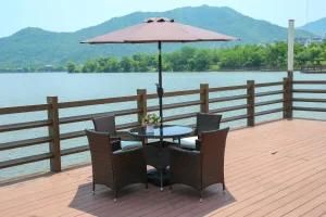 3m Patio Aluminum Outdoor Parasol Umbrella with Crank