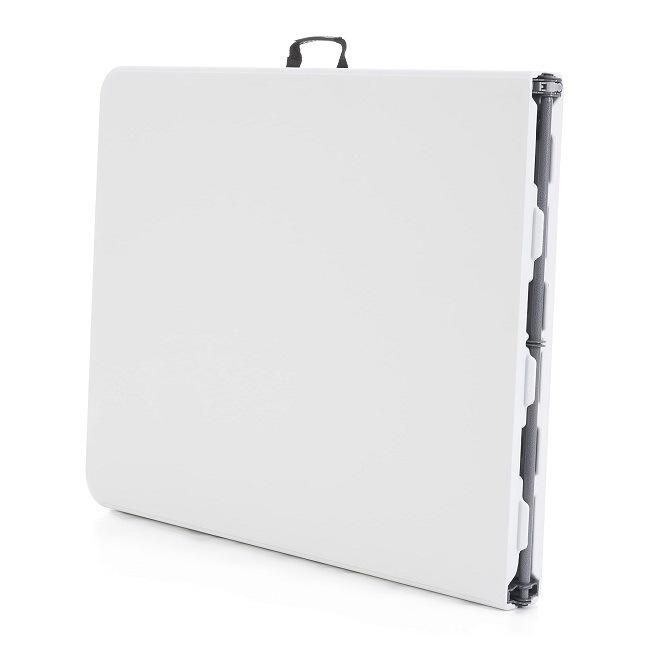 Rectangle Catering Suitcase Sturdy While Plastic Folding Table for Banquet