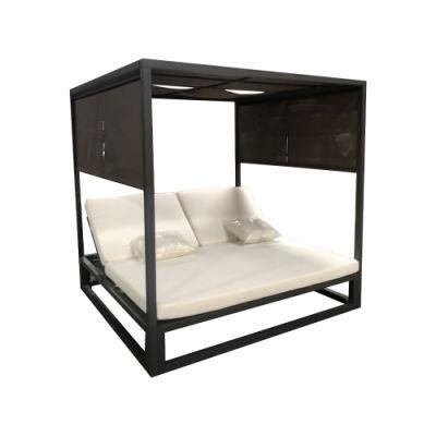 New Darwin Modern Foshan Bed Lounge Sun Beds Furniture with Canopy Outdoor Daybed