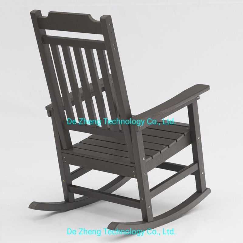 Outdoor Dining Wood Rocking Chair Garden Patio Leisure Wooden Balcony Chair