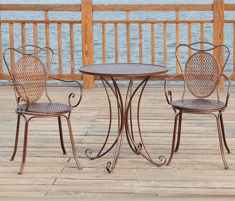2017 New Folding Iron Garden Furniture Set