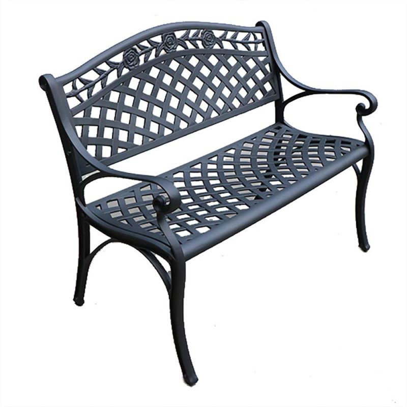 Cast Aluminium Leisure Antique Round Table Set Outdoor Patio Chair Furniture