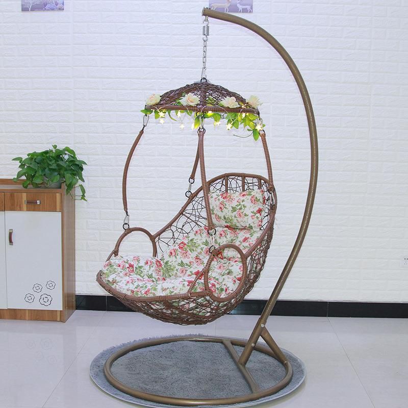 Fashionable Leisure Furniture Hanging Rattan Home Garden Ergonomic Swing Chair