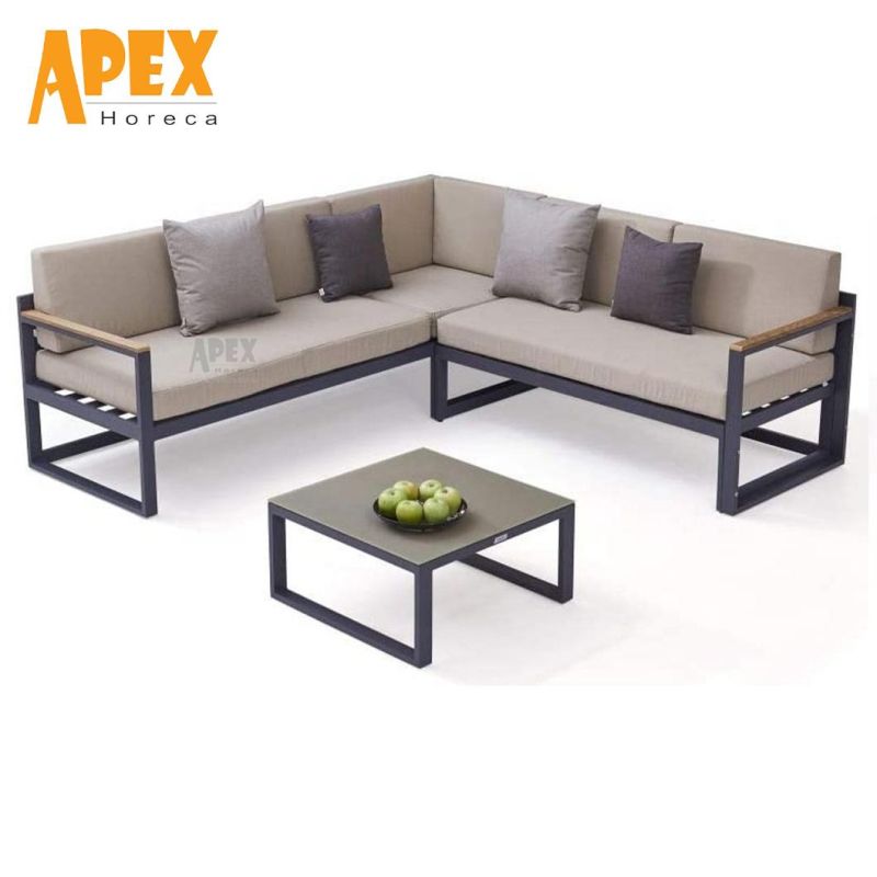 Chinese Wholesale Home Furniture Outdoor Garden Patio Balcony Sunbed Daybed Lounger Sofa Furniture Set