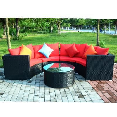 Aluminum Alloy Frame U Shape Leisure Living Room Furniture L Shape Sofa