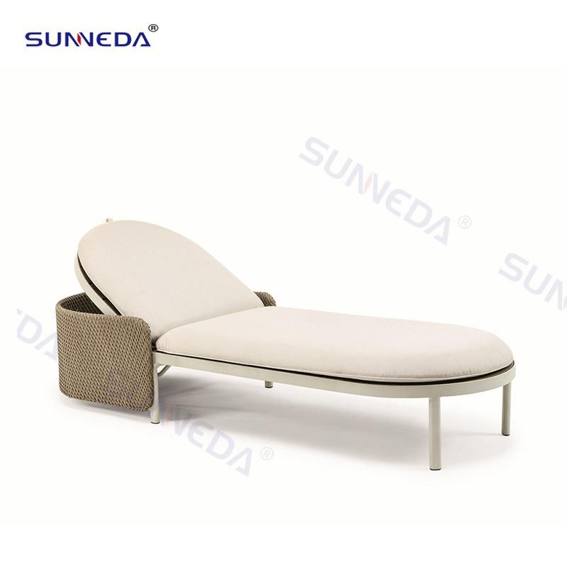 Italian Style Leisure Modern Customize Durable Studio Garden Sun Lounger Set