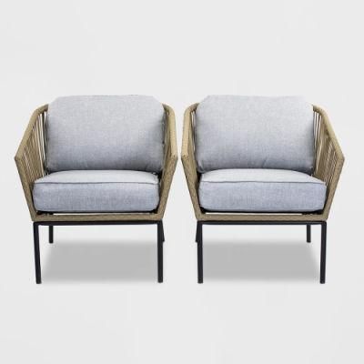 Outdoor Wicker Woven Dining Table &amp; Dining Chair Sofa Chair