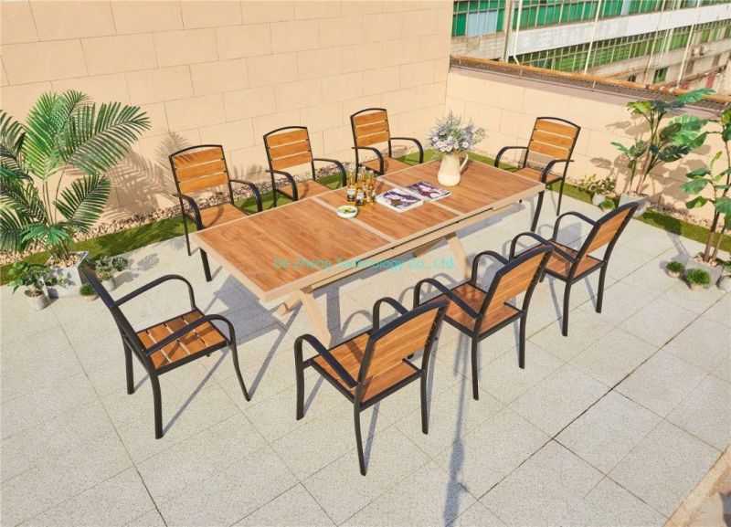 Wholesale Coffee Dining Sets Patio Black Aluminum Chair for Dining Sets Garden Sets Outdoor Furniture Garden Chairs
