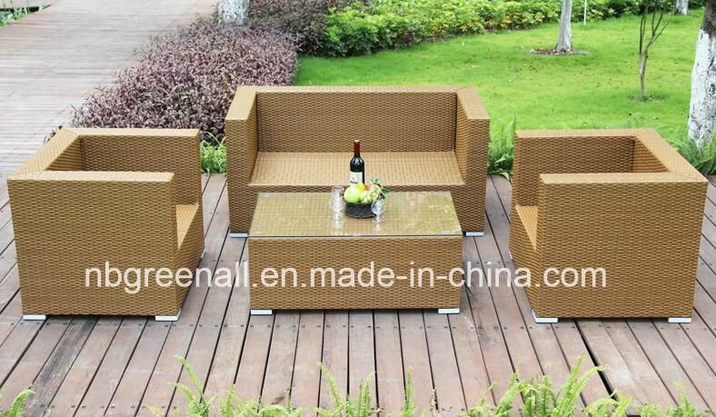 Economic Outdoor Hotel Patio Rattan Wicker Sofa Garden Furniture