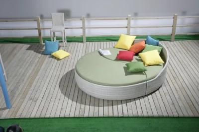 Customized New Darwin Foshan Day Beds Garden Furniture Chaise Daybed Wicker Outdoor Bed Hot