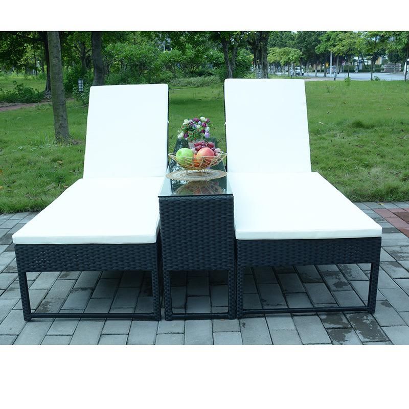 Modern Leisure Sofa Set Aluminum Tea Table Patio Furniture Folding Sofa Bed