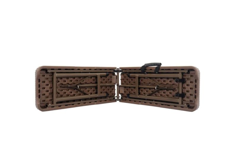 Molding Dinner Bench Sets/ Brown Rattern Catering Picnic Outdoor Bench/Suitcase Style Bench in /Garden Bench 4FT