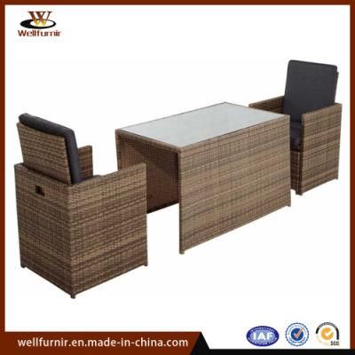 2018well Furnir Outdoor Rattan Garden Furniture Patio Set (WF070031)