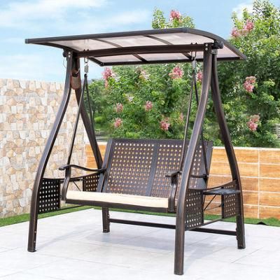 Outdoor Outdoor Swing Rocking Chair Garden Adult Double Hanging Chair Home Balcony Solar Iron Cast Aluminum