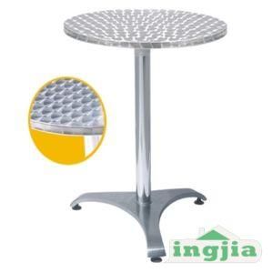 Aluminum Dining Leisure Metal Garden Table Patio Set (JT-67)
