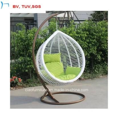 White Colour Swing Chair Patio Chair Garden Swing Chair