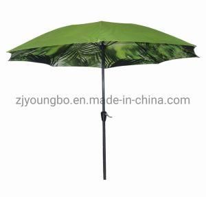 Colorful Prints Outdoor Patio Sun Shade Garden Umbrella with Crank