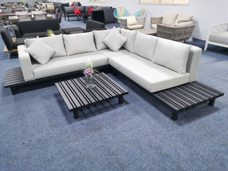 Carton Pack Online Sale Family Join Patio Sofa Upholstery Water Proof Sofa Sets Furniture