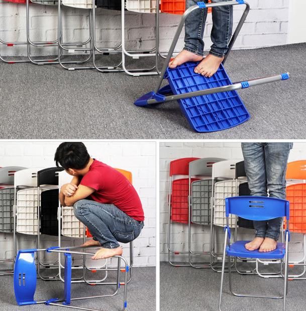 Outdoor Steel Factory Furniture Metal Camping Party Dining Folding Chair