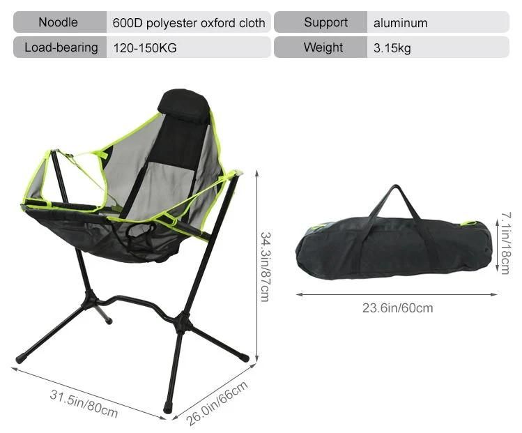 New Design Garden Leisure Rocking Folding Chair