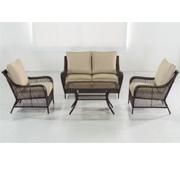 Rattan 4PCS Set Factory Selling Rattan Sofa Set