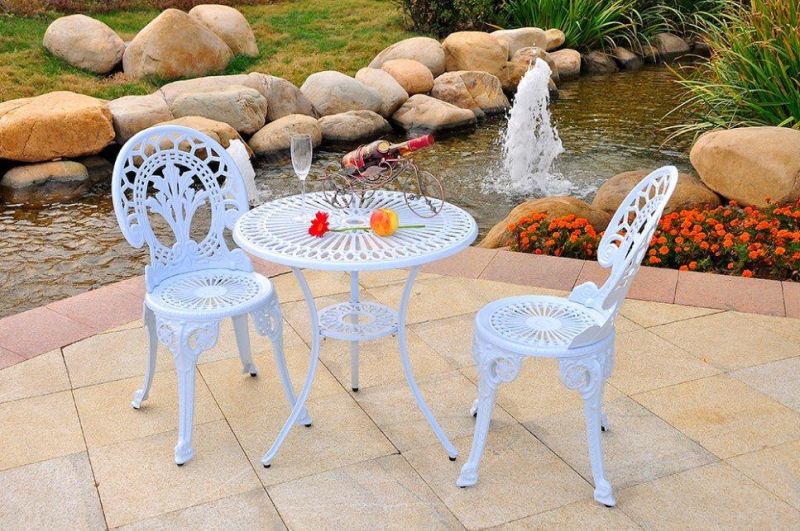 Kd Casual Live Aluminum Bistro Set 5 PCS Dinner Table Set and Chairs