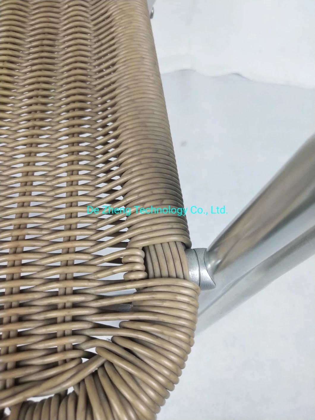 All Resistance Bistro Bar Heavy Duty Outdoor Garden Strong Steel Wire PE Rattan Chair