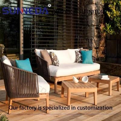 Modern Teak Garden Series Combination Sofa