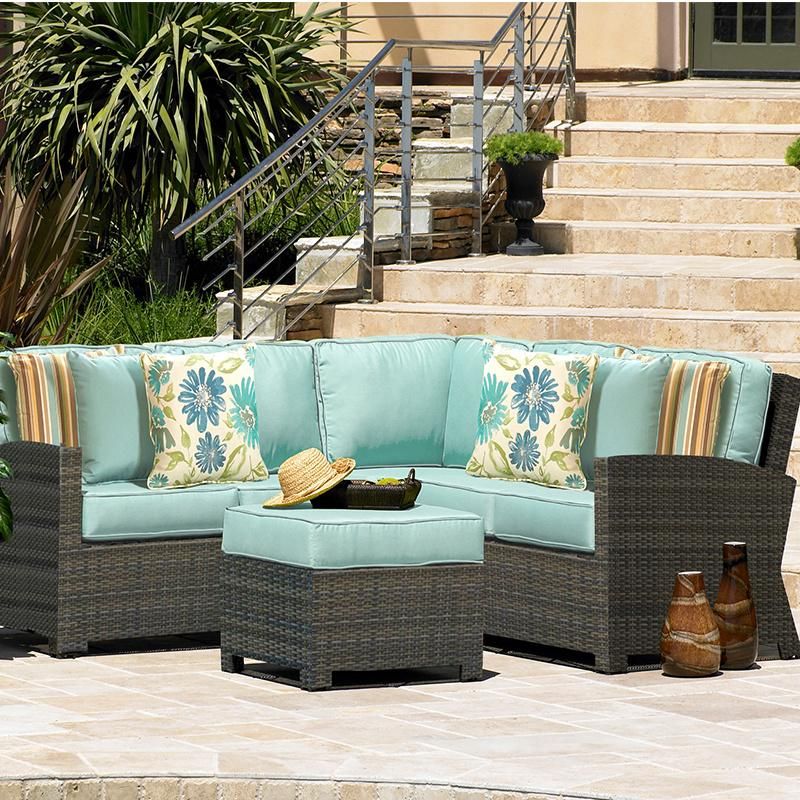 Factory Custom Durable PE Rattan Suitable for Courtyard Balcony Outdoor Sofa Furniture