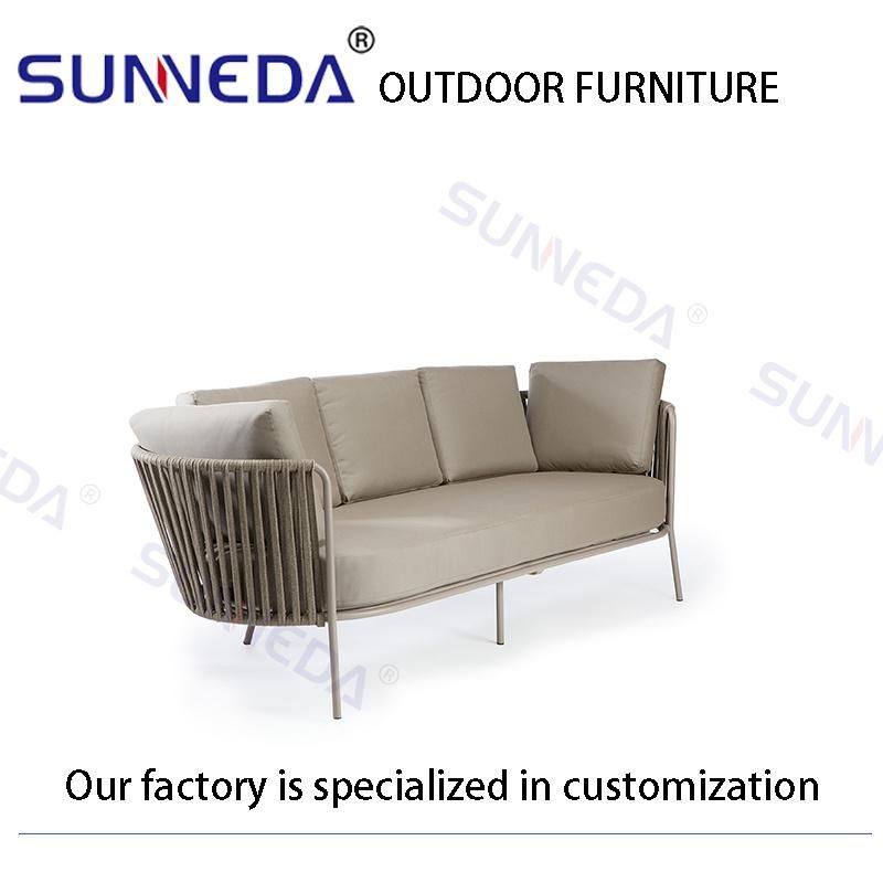 Rattan Woven Deluxe Outdoor Modern Leisure Garden Sofa Furnitures