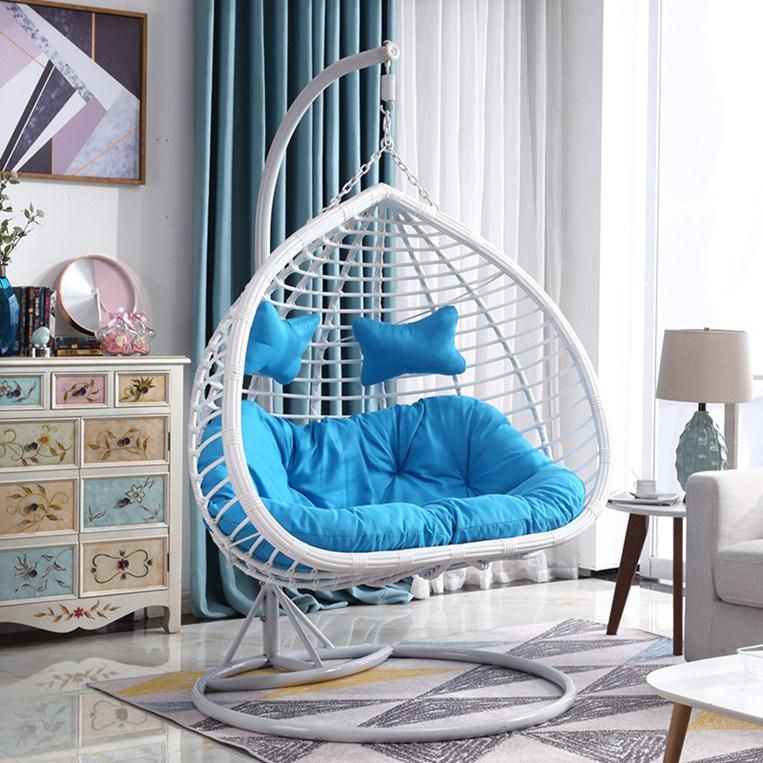 Fancy Outdoor Balcony Indoor Patio Rattan Egg Hanging Swing Chair