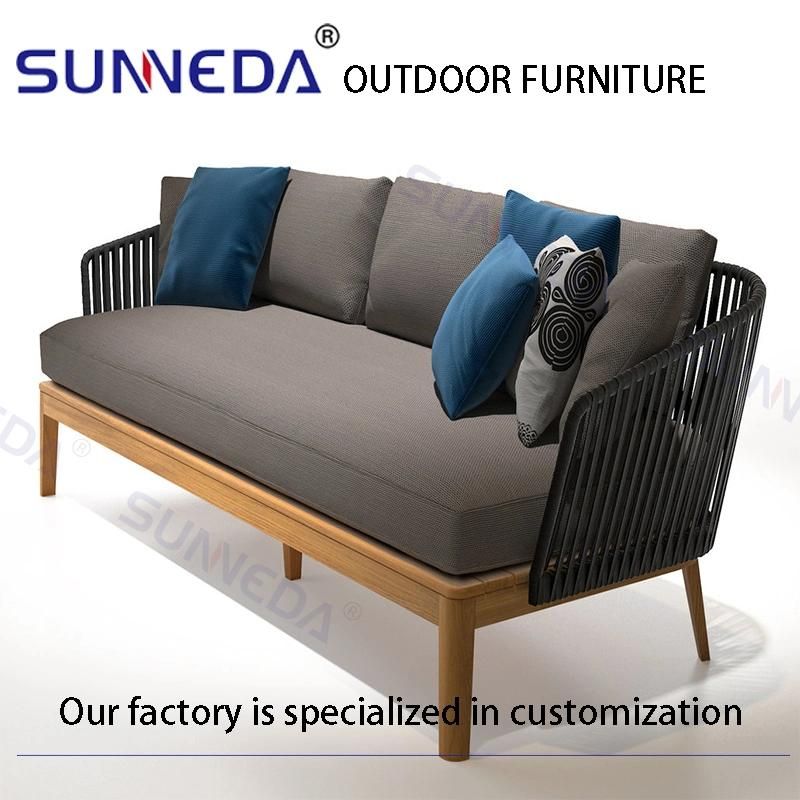 Modern Teak Garden Series Combination Sofa