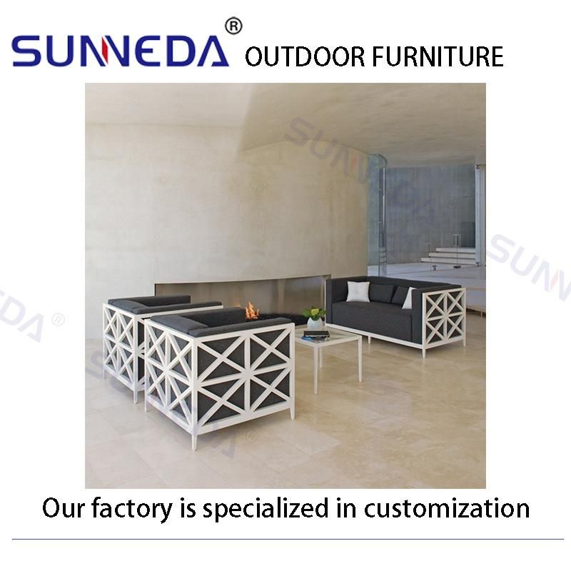 Italian Style Waterproof Crafted Durable Customize 2 Seater Sofa Outdoor Furniture