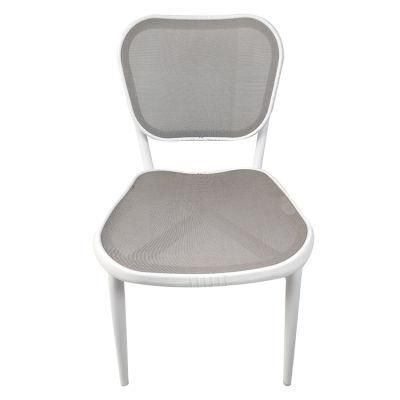 New Arrival Luxury Garden Patio Ventilate Textilene Mesh Fabric Outdoor Dining Bistro Furniture