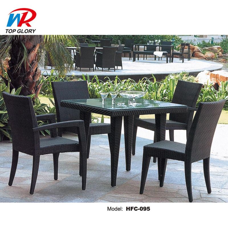High Quality Outdoor Furniture Wicker Garden Rattan Chair and Table