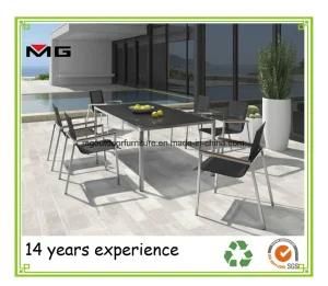Hot Sale Outdoor Dining Furniture Garden Chair with Metal Legs