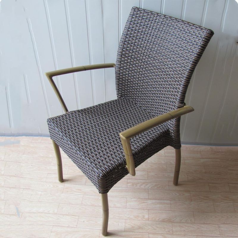 Hot Sell All Weather Outdoor Wicker Furniture Garden Dining Table and Chair Rattan Dining Set