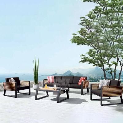 High Quality Outdoor 4 Pieces Patio Furniture Sofa Set