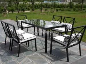 Metal Patio Furniture with Cushion Chair