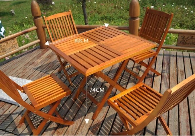 Outdoor Dining Set Garden Set Wooden Dining Set Folded Dining Set (M-X1054)