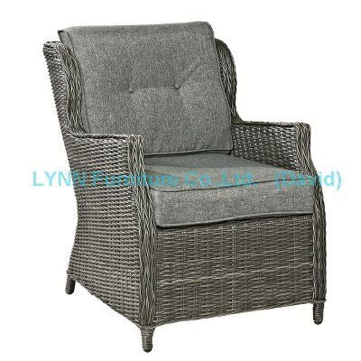 Outdoor Hotel Armchair Round Rattan Sofa Chair