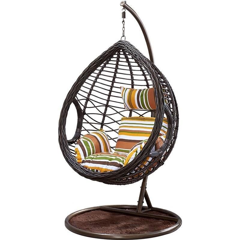 Fancy Modern Leisure Home Hotel Garden Patio Rattan Hanging Swing Chairs